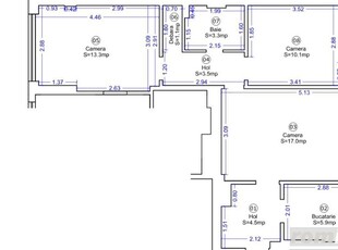 Apartament 3 camere, 60 mp, PIATA VICTORIEI