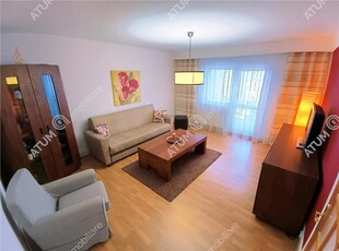 Apartament cochet cu 3 camere 2 bai si balcon in Sibiu zona Terezian