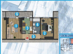 Comision 0%!, 2 camere, decomandat, finisat, suprafata ut...