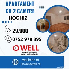 De vânzare apartament cu 2 camere în Hoghiz