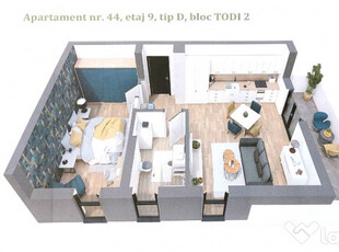 Sau/Cesionez promisiune V-C Apartament cu 2 camere, Torontalului