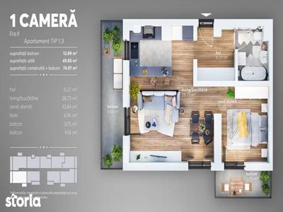 Apartament 2 camere-Grand Arena-Brancoveanu acte gata