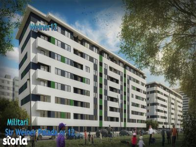 Militari Residence apartament nou studio decomandat 41850 euro