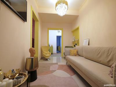 Piata Romana - Victoriei, apartament 2 camere, etaj 2 mobilate si utilate LUX