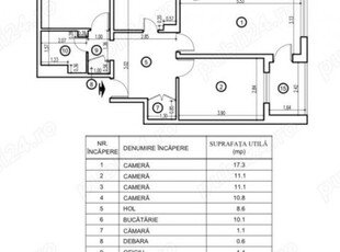 Apartament cu 4 camere ( 6 minute pana la metrou Piata Sudul