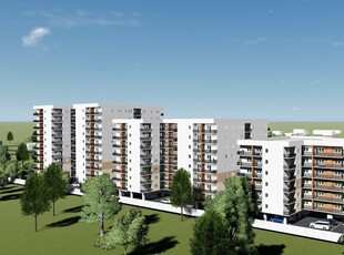 Cartierul Scriitorilor – schița apartament cu 2 camere apartament camere de la 61.62m2