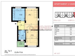 Popesti Leordeni - 2 camere cu discount 9%