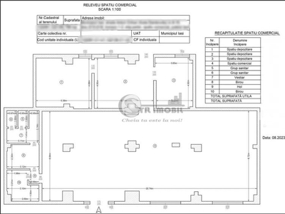 Spatiu comercial generos intr-o zona linistita