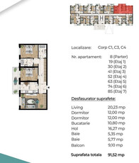 3 camere fix lângă metrou Berceni