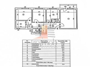 Apartamant 3 camere decomandat et 4/10 aproape de metrou Iancului