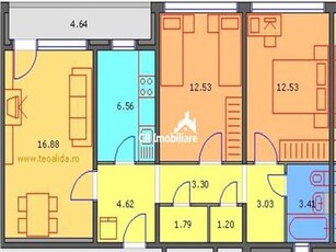 Apartament de 3 camere Titan Parc Piata Ambrozie