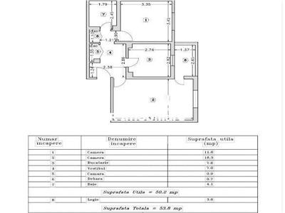 APARTAMENT 2 CAMERE DE VANZARE AVIATIEI