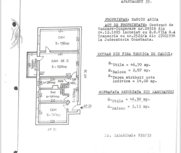 Apartament 3 camere Dorally Mall