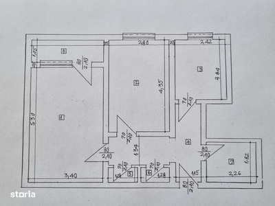 Apartament cu 2 camere în zona Plevnei