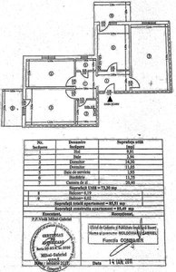 Apartament 3 camere - Suprafata utila 73m2 - Etajul 4 - NEGOCIABIL