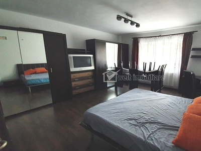 Apartament cu o camera, complet dotat, strada Stejarului