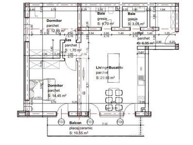 COMISION 0%! Apartamente finisate cu 3 camere