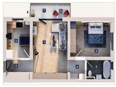 P3652 Apartament cu 2 camere NOU cu gradina zona Ikea Dumbravita