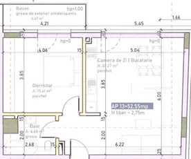 Apartament 2 camere decomandat , Finisat, bloc nou, zona Fabricii