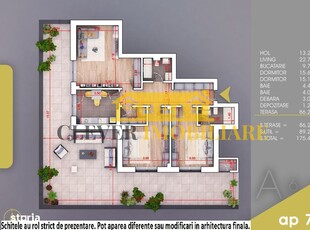 Apartament de vanzare in Sibiu, cu 2 camere, 40mp utili, Ultracentral