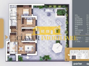 Apartament 4 Camere cu Terasa la 700m Bd. Theodor Pallady