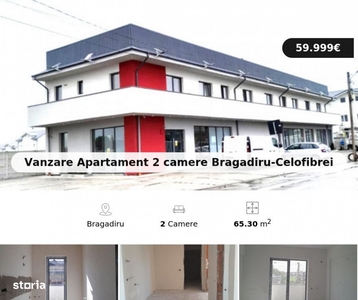 Apartament decomandat 3 camere-64 mp+2 balcoane-etaj 1- Zona Pompieri