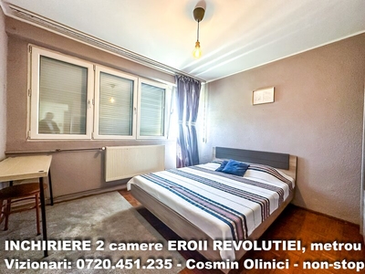 Inchiriere apartament 2 camere Eroii Revolutiei, 2 camere decomandate