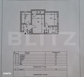 Apartament 2 Camere + Garaj 16mp - Pitesti, Zona Craiovei