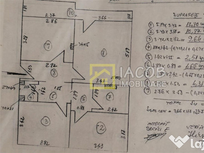 Apartament 3 camere decomandat, 72 mp, Calea Marasesti, Bac