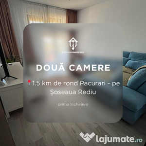 Prima închiriere: apartament cu 2 camere cu vedere la lac Rediu