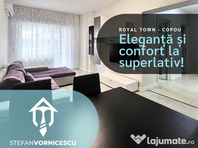 Se închiriază: apartament modern cu 3 camere la Royal Town, Copou