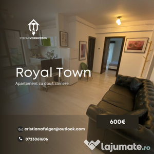 Se închiriază: apartament modern cu două camere la Royal Town, Copou