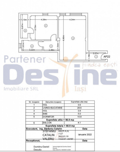 Apartament 2 camere decomandat