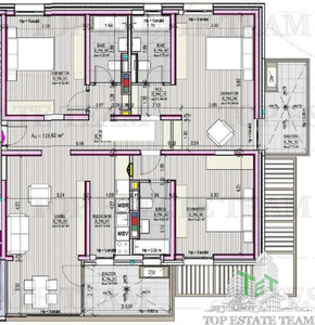 Apartament 4 camere in bloc nou