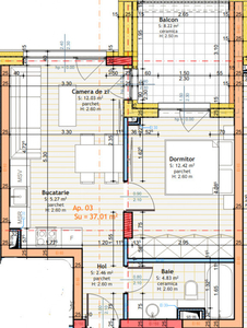 Apartament cu 2 camere