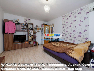 Apartament de 2 camere Auchan Titan (str. Gura Ialomitei)