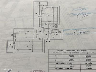 Apartament 3 camere, 70mp, zona Mehedinti