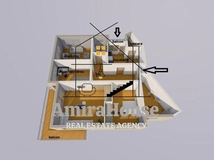 Apartament 4 camere, 120 mp utili, et 2 din 3, garaj, in zona Hasdeu