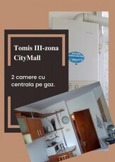 Tomis III- apartament 2 camere la etajul 3 cu centrala pe gaz