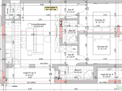 Apartament semifinisat