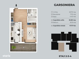 Complexul Studentesc, apartament cu 2 camere, centrala proprie