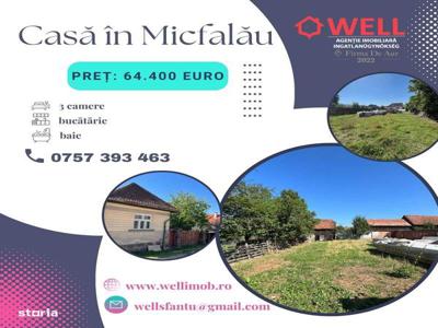 În centrul satului Micfalău, vă propunem la vânzare o casă de locuit