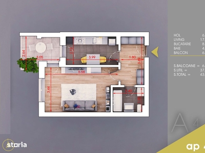 Apartament 2 camere 80 MP | Zona de Nord | Pipera | Ivory Residence