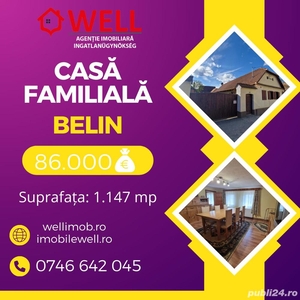 De vânzare casă familială în Belin