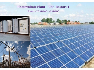 De Vanzare Parc fotovoltaic 9mw RTB