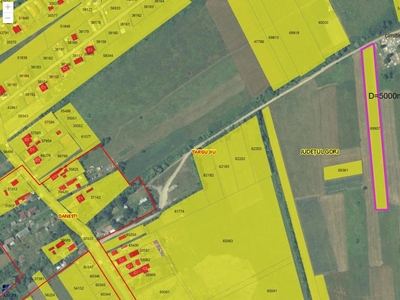 Teren extravilan 2 parcele UAT Tg-Jiu la nord de Bucureasa