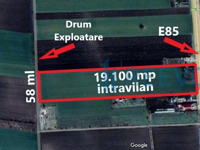 Teren intravilan de 19.100 mp, la E85, investiție, Secuienii Noi