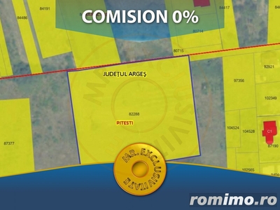 TEREN PRETABIL PENTRU INVESTIȚIE - PITEȘTI - COMISION 0