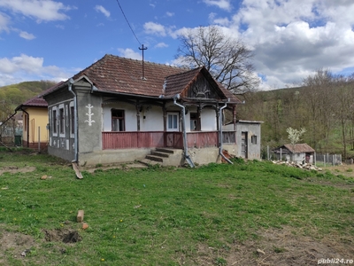 Vand casa in Țaga (gaz, curent, canalizare,18km de Gherla, 65 de Cluj
