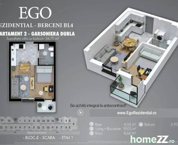 2 Camere - EGO Berceni